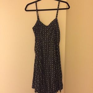 Black patterned Old Navy Cami Dress